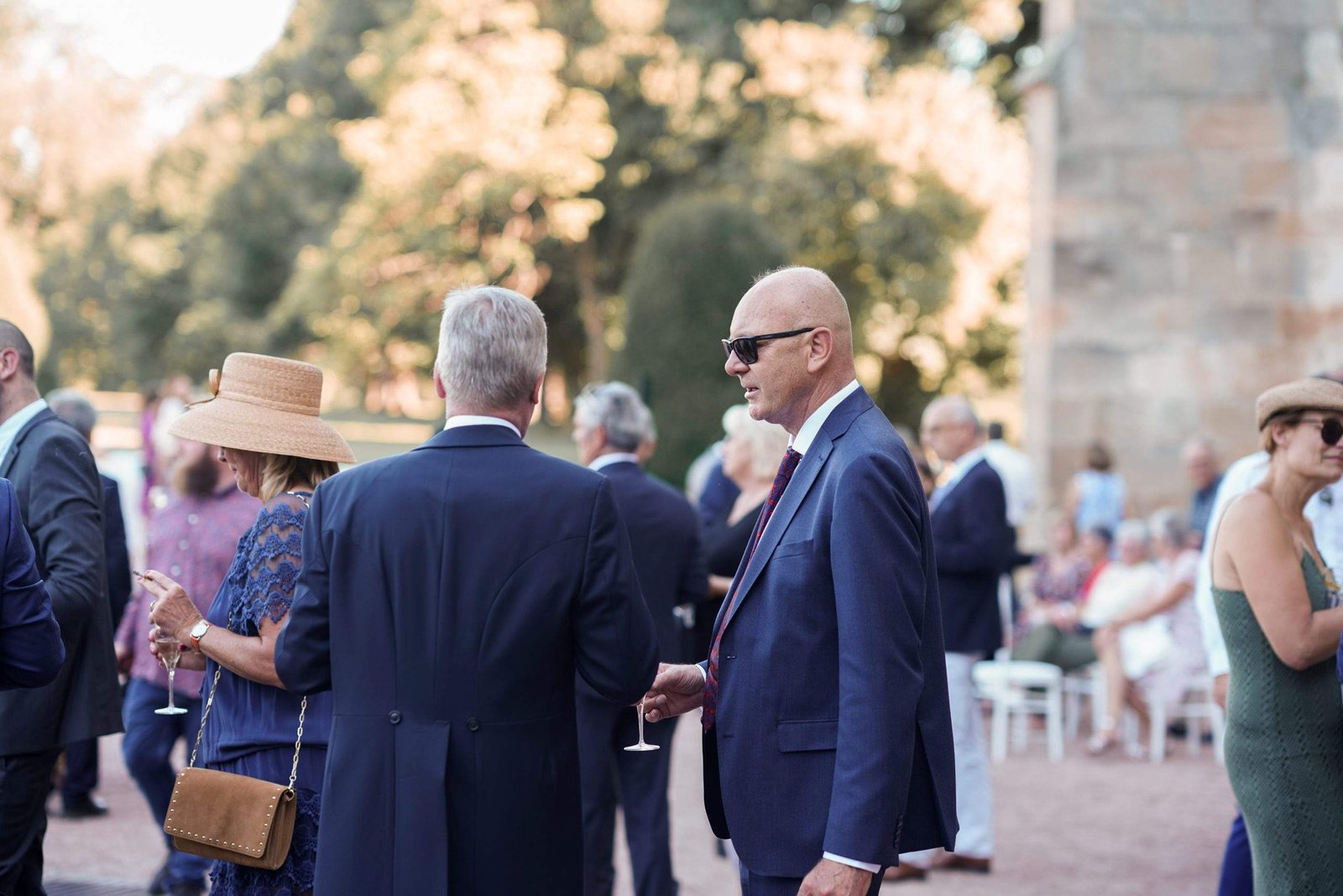 Black tie optional for a luxury destination wedding in France