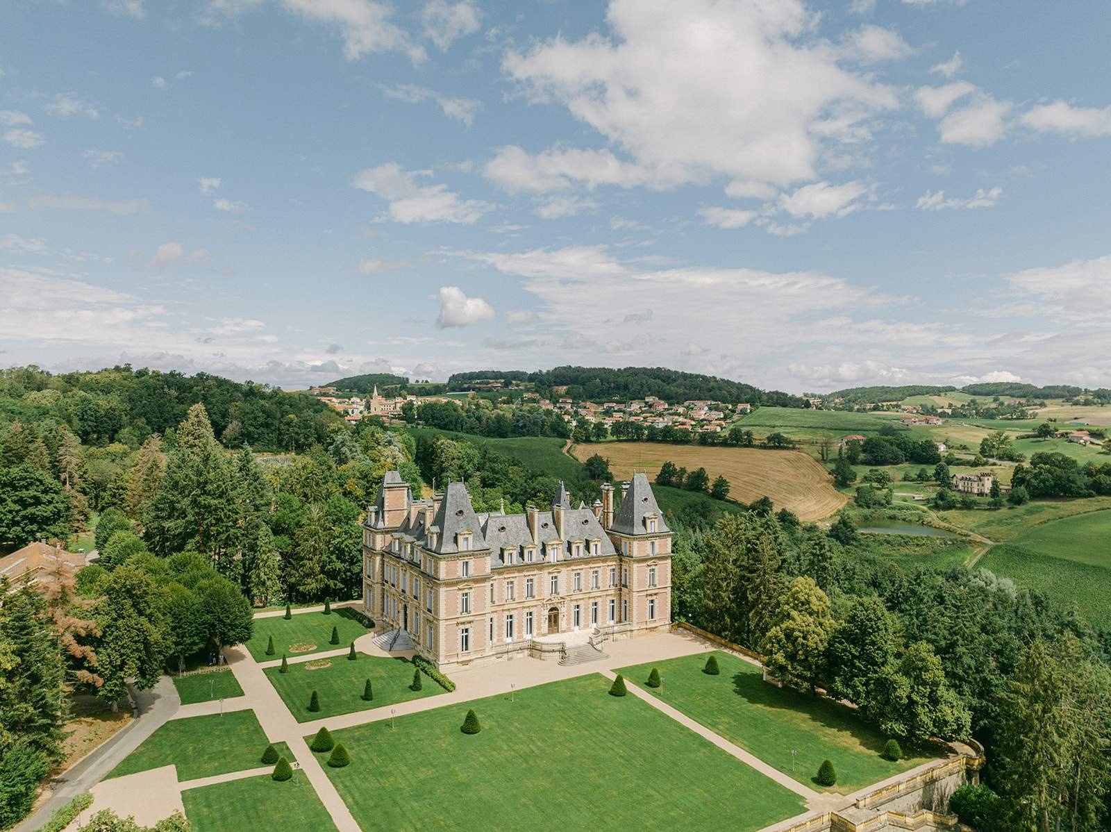 Luxury French venue for a multi-day wedding