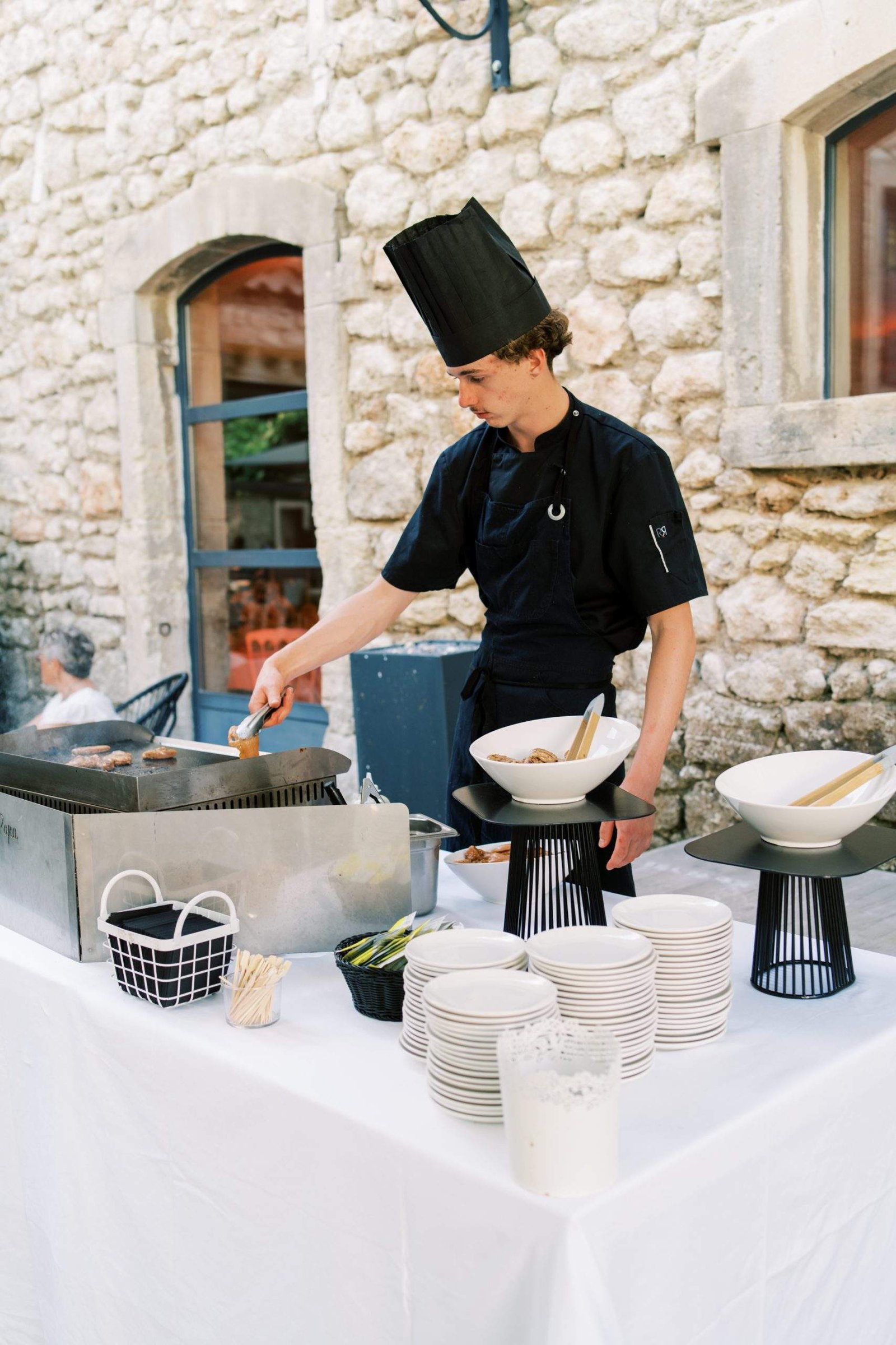 Luxury French caterer for wedding in Burgundy, France