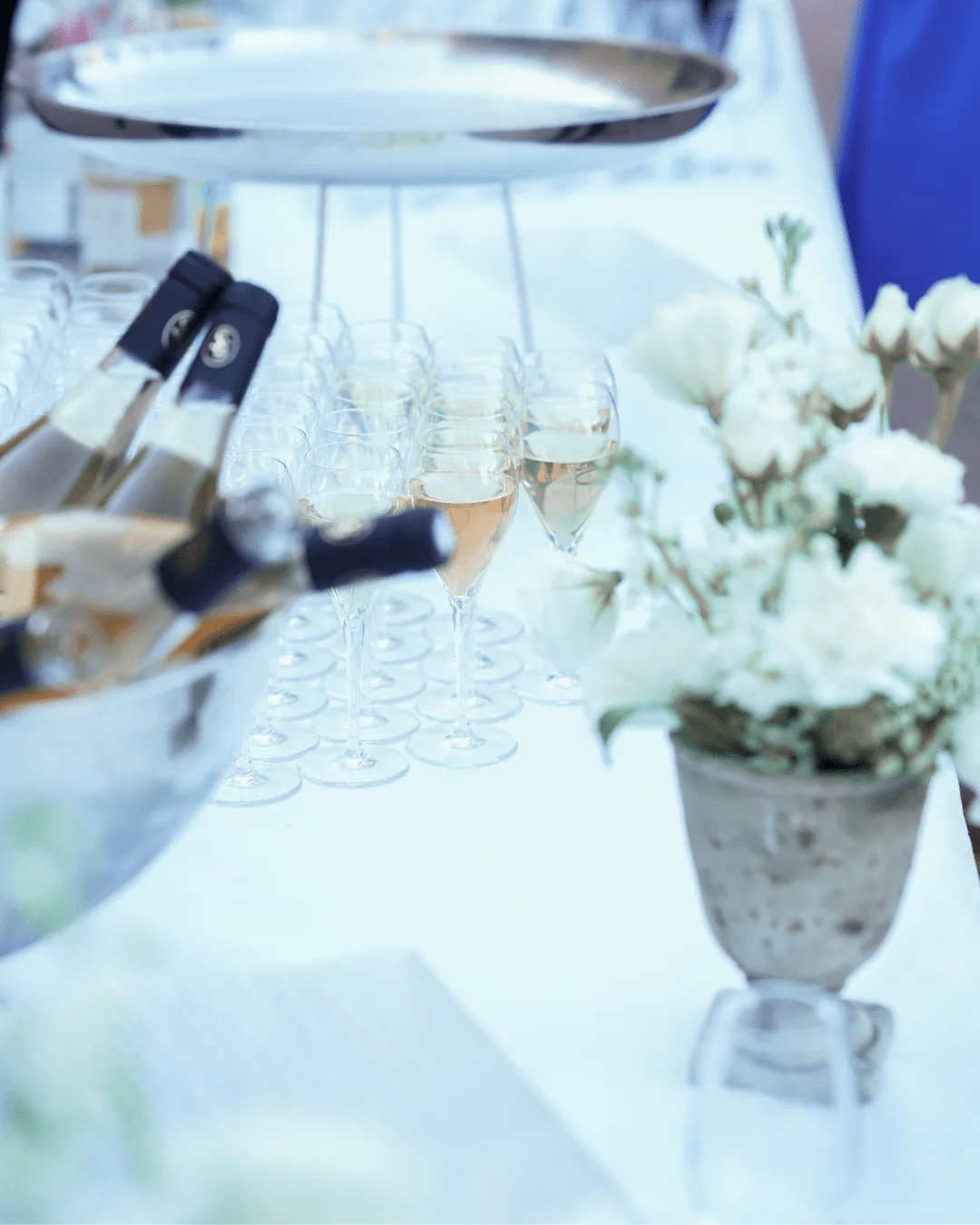 Wine and Food pairing for a luxury french wedding